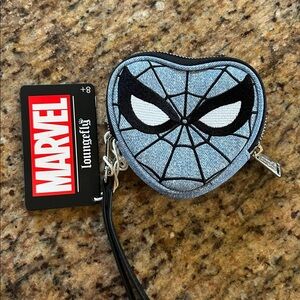 NWT Loungefly Marvel Spider-Man Heart Coin Pouch